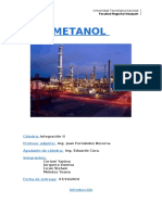 Monografia Metanol