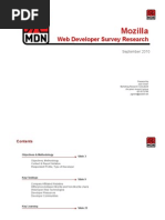 Web Developers & The Open Web - Survey Results