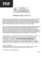 Installation Guide (Version 5) : Page 1 of 5