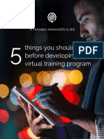 Knowledge Anywhere 5 Things You Should Do Before Developing a Virtual Training Program