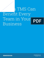 Administrate How a TMS Can Benefit Every Team in Your Business