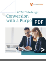 Allencomm Flash to HTML5 Redesign Conversion With a Purpose