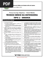 Defensoria Rj 2014 Tecnico Medio Diagramada e Pronta Tipo 1