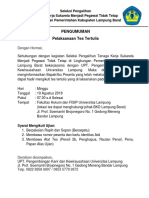 Pengumuman Hasil Tes Kontrak