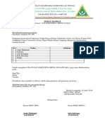 Surat Mandat PKPT IPNU IPPNU UIN Raden Intan Lampung