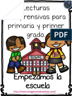 Lecturas Comprensivas Mi Primer Día de Clase PDF