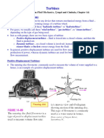 Turbines: (Most Material From Fluid Mechanics, Çengel and Cimbala, Chapter 14)