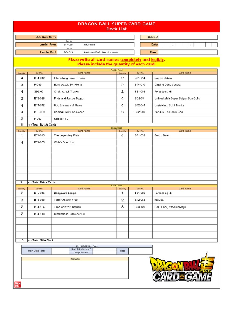 dragon ball super card game play sheet BANDAI NAMCO Entertainment Ultimate Deck 2023 and a comprehensive play manualeverything you need to begin your journey or expand your existing collection Dragon Ball Super TCG: Fusion