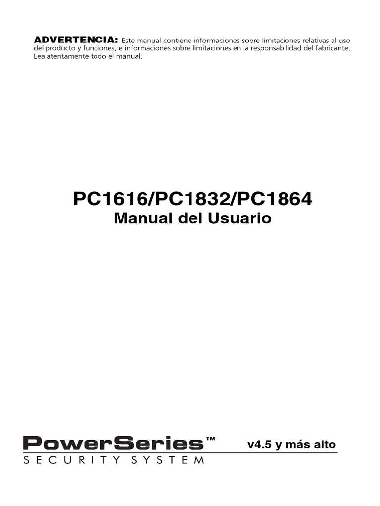 PC585 Manual de Instalacion v2 4ZD 29007497R001 WEB | PDF | Propiedad ...