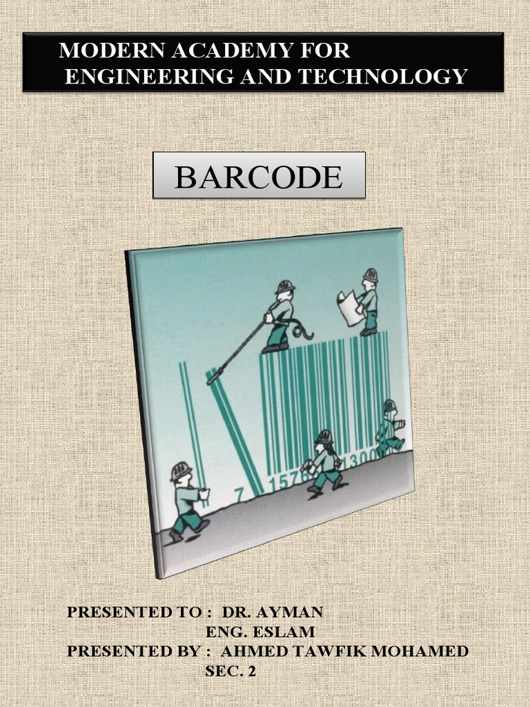 Barcode Barcode: Modern Academy For Engineering and Technology | PDF