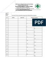 Daftar Hadir Makan