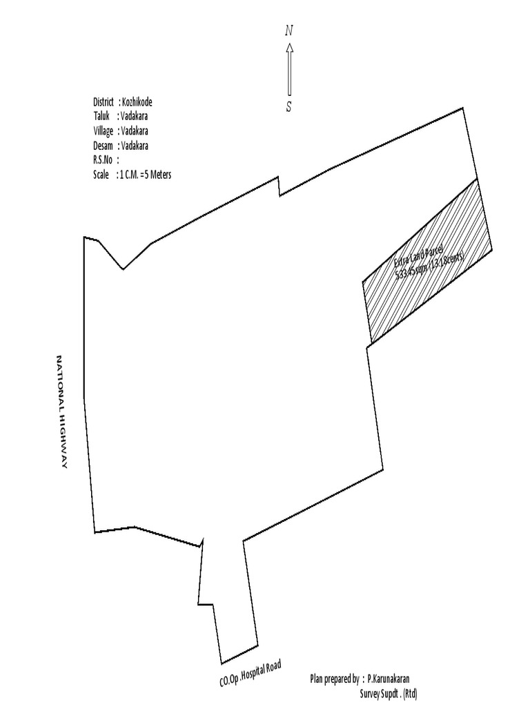 Extra Land Parcel Details in Vadakara | PDF