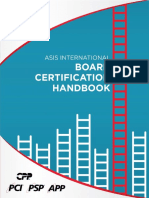 ASIS Certification Handbook