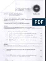 NEBOSH IGC2 Past Exam Paper 2012 PDF
