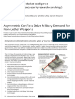 Asymmetric Conflicts Drive Military Demand for Non-Lethal Weapons _ Homeland Security Market Intelligence