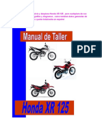 Honda XR 125 Manual de Taller PDF