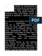 Ano Ang Ba Ang Gender and Sex at Ano Ang Pagkakaiba Nito