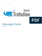 Trafodion Messages Guide