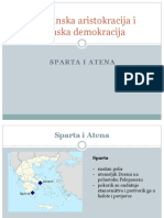Spartanska Aristokracija I Atenska Demokracija