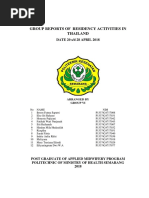 LAPORAN KEGIATAN RESIDENSI HARI KE 2 Di RS SIRIRAJ