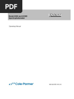 Model 6300 and 6320D Spectrophotometer: Operating Manual