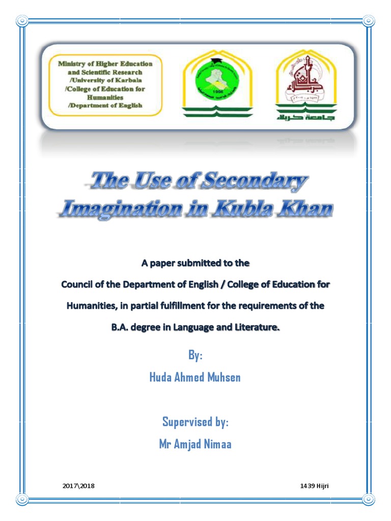 Coleridge and Secondary Imagination | PDF | Samuel Taylor Coleridge ...