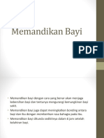 Pengertian Memandikan Bayi