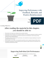 Improving Performance With Feedback, Rewards, and Positive Reinforcement