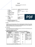 Silabo Tecnologías de Información y Comunicación Inicial 2017 I