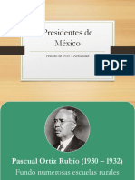 Presidentes de México 