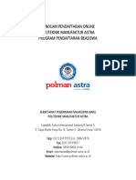 Panduan Pendaftaran Online Jalur Beasiswa PDF