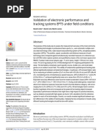 Validation Eletronic Perfomance Tracking Systems