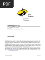 Sprint Navigation v2.1 for Samsung Instinct