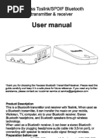 Bluetooth 2-in-1 Transmitter Manual | PDF