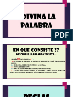 Juego Adivina La Palabra