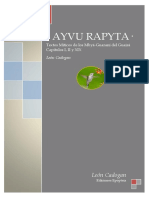 · Ayvu Rapyta · Textos Míticos de los Mbyá-Guaraní del Guairá · Capítulos I,II y XIX · Leon Cadogan · Ediciones Epopteia ·.pdf