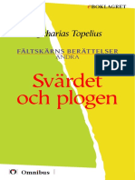 Zacharias Topelius - Fältskärns Berättelser 2 - Svärdet Och Plogen (Prosa) (1a Tryckta Utgåva 1853-67, Senaste Tryckta Utgåva 1985, 96 S.)