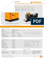 Espeficicaciones de Grupo Electrogeno 31 KW