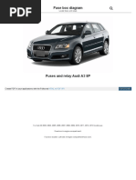 Fusesdiagram Com Audi Fuses and Relay Audi A3 8p HTML