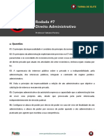 Rodada #7 Direito Administrativo: A. Questões