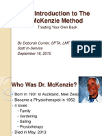 An Introduction To The Mckenzie Method: Treating Your Own Back