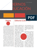 Cuadernos de Educación DIC-ENE (Año XIII) Nº47