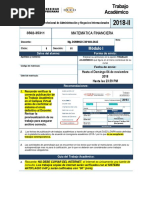Trabajo Academico - Matematica Financiera 2018 II