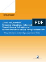 Acesso A La Justicia Grupos Vulnerables PDF