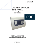 Analogue Addressable Fire Panel: Installation and Programming Manual