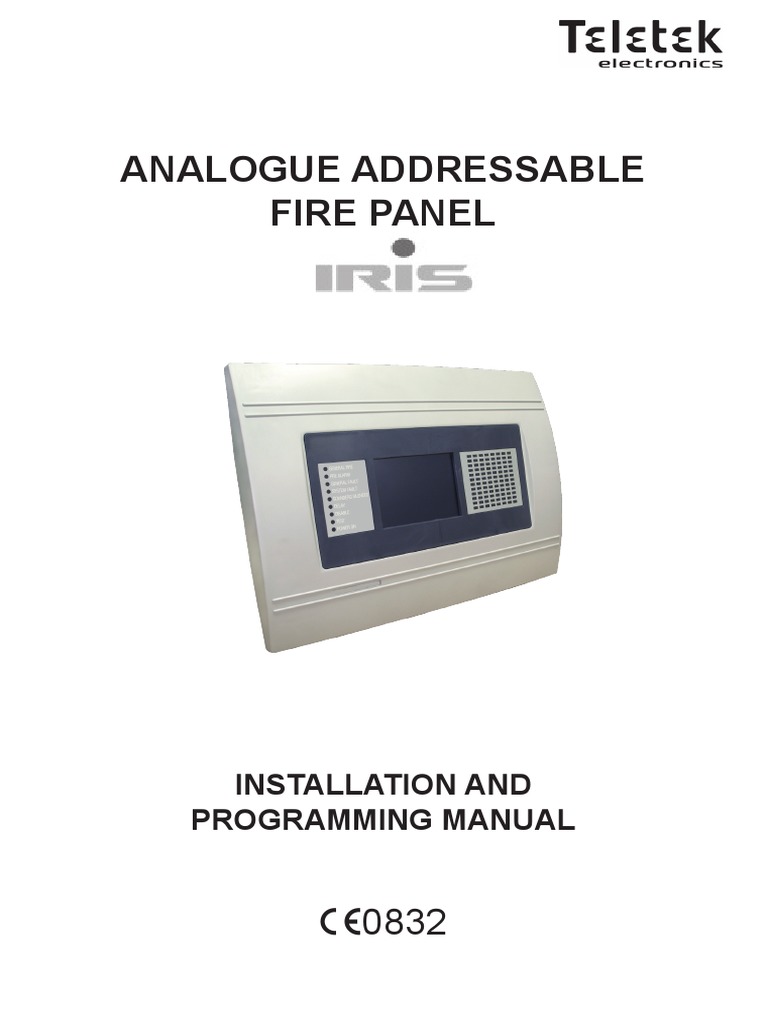 Analogue Addressable Fire Panel: Installation and Programming Manual ...