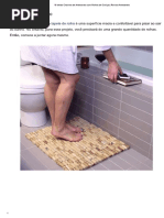 Tapete de Banheiro Rolha