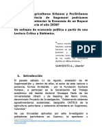 Boyacá Contribución de Un Pensador Crítico y Sistémico Alrededor De