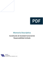 Memoria Descriptiva SRL