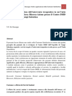 Customer Satisfaction Dell'intervento Terapeutico in Un'unità Operativa Ospedaliera: Ricerca-Azione Presso Il Centro IMID Dell'ospedale Di Campi Salentina